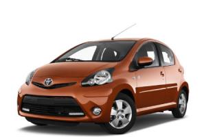 Текстильные коврики на TOYOTA AYGO 1 2005-2014