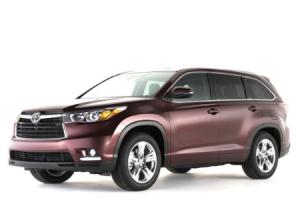Текстильные коврики на TOYOTA HIGHLANDER  III 2013- >