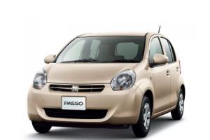 Текстильные коврики на TOYOTA PASSO 2 2010-2016